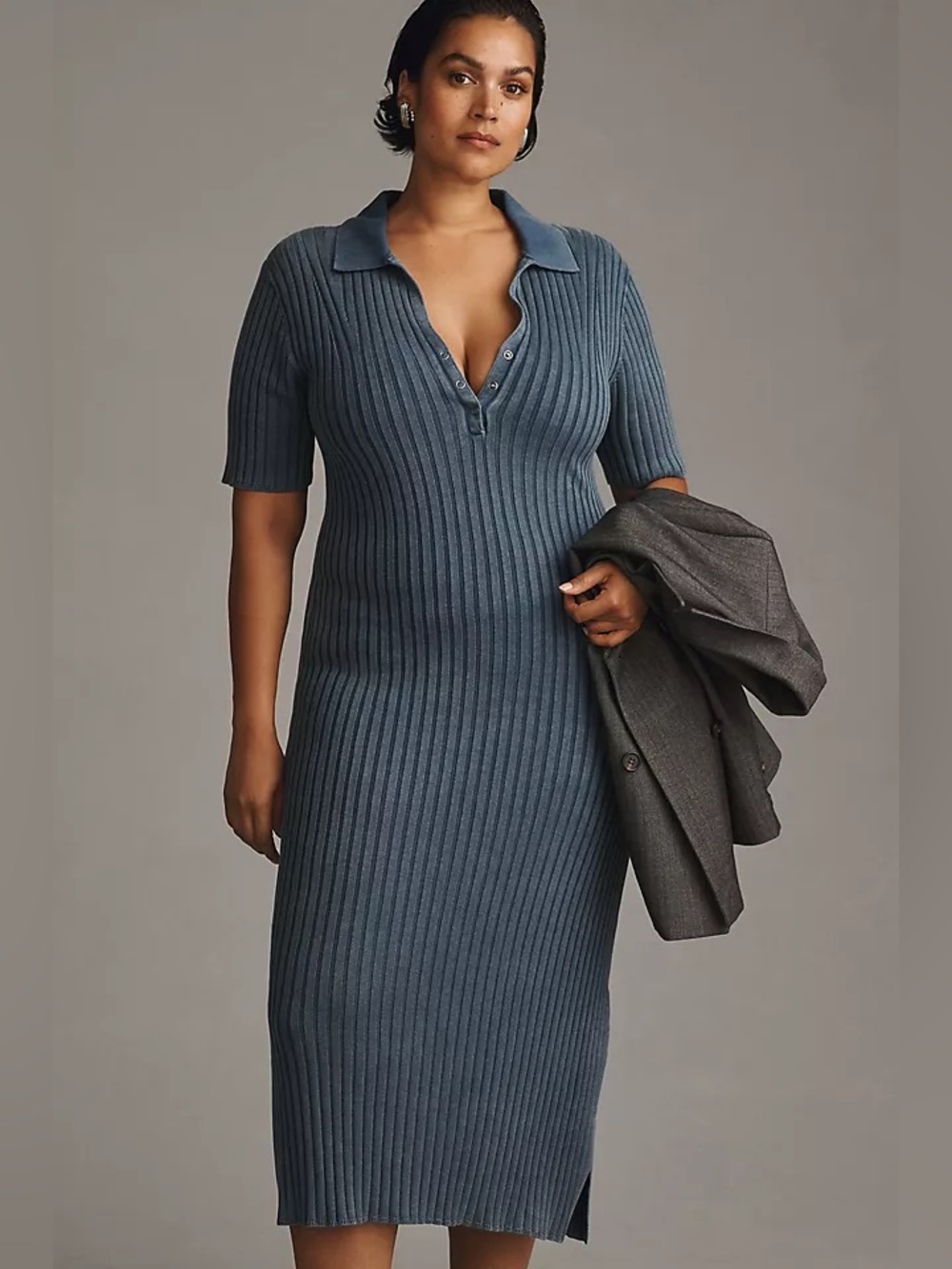 Anthropologie Daily Practice Morris Sweater Midi Dress (XL)